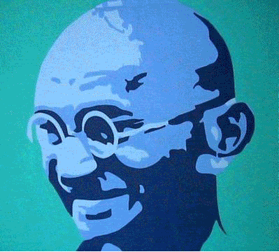Gandhi Stencil