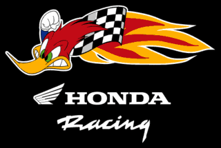 Dirt Track Auto Racing on Honda Racing Logo