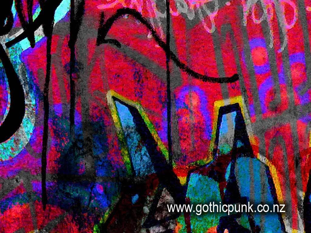 FREE Graffiti Gothic Punk Image Background Wallpaper