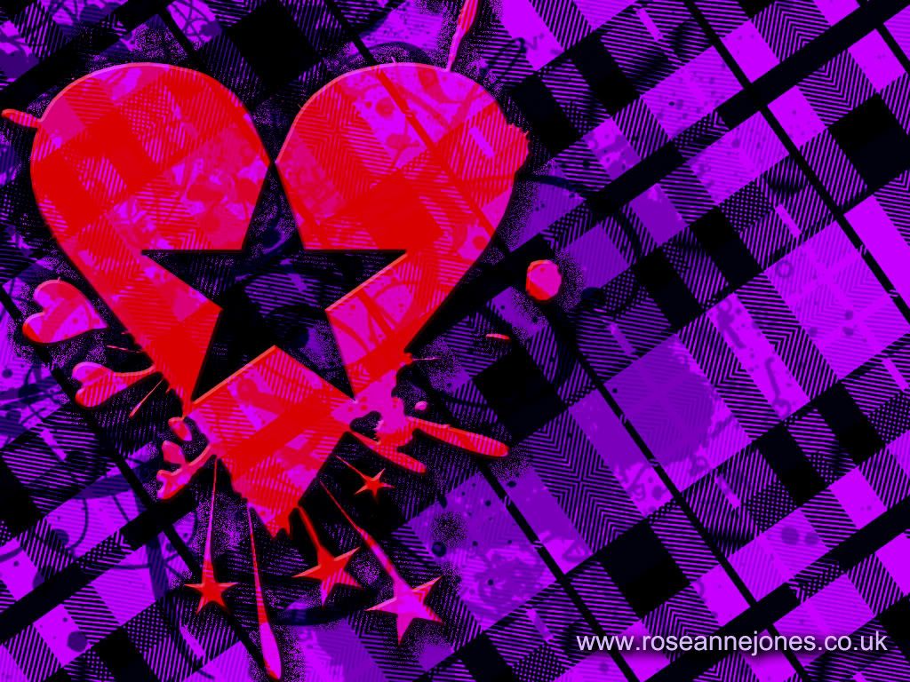 PURPLE EMO .HEART graphics and comments