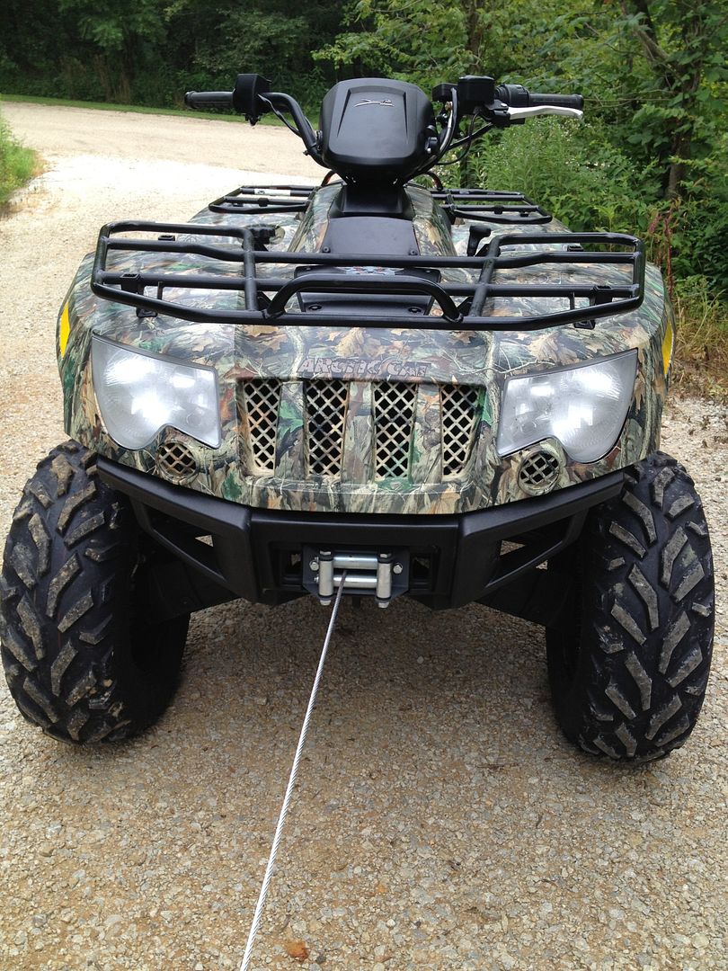 Winch Install Complete | Arctic Chat : Arctic Cat Forum