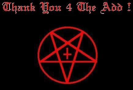 Thank You 4 The Add - pentagram