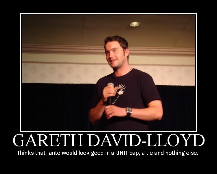 I met Gareth DavidLloyd yesterday Yay I also went to a QA he did and 