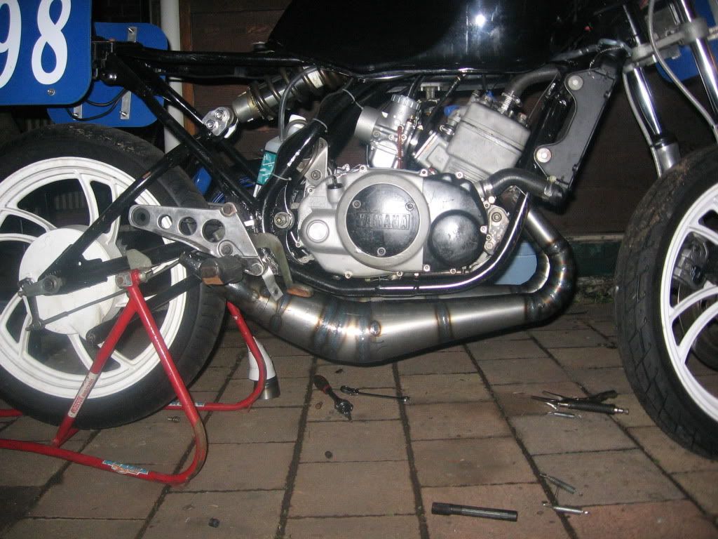 a two stroke exhaust pipe