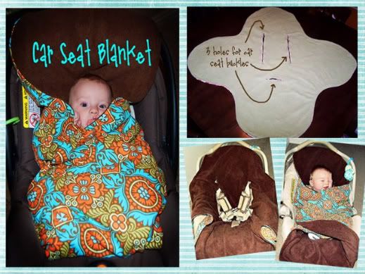  Car Seat Blanket!" I made one of these for my little Lucy when she is a 