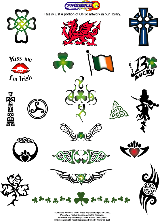the tattoo i want on here is the green and black celtic cross