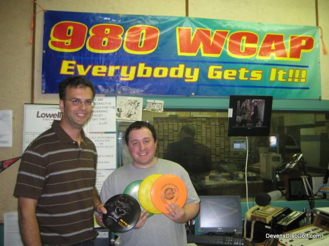 Talking disc golf at WCAP