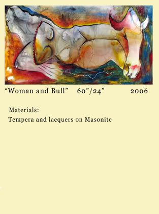 Roni Golan - Woman and Bull