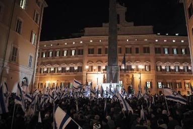 Italians rally for Israel