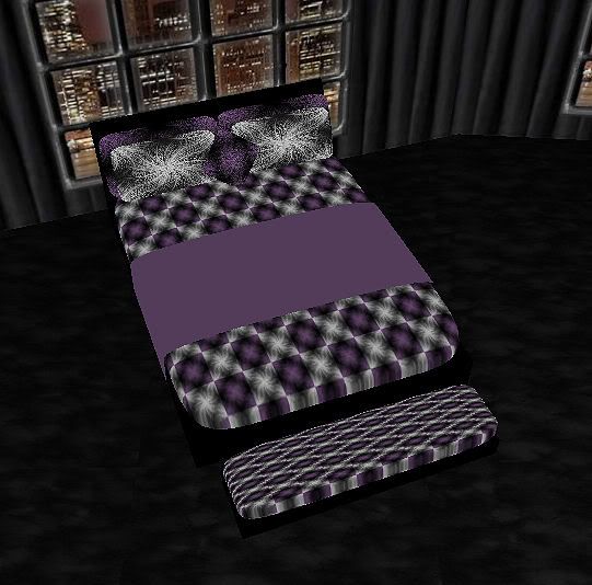 Purple/Silver No Nodes Bed