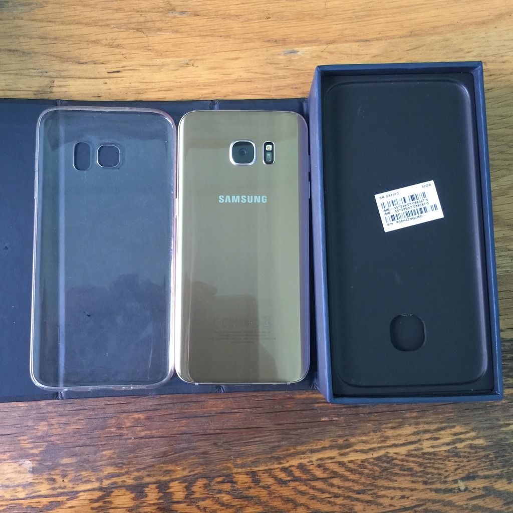 Galaxy S7 edge Gold fullbox chính hãng SSVN bh 05/2017 giá tốt - 1