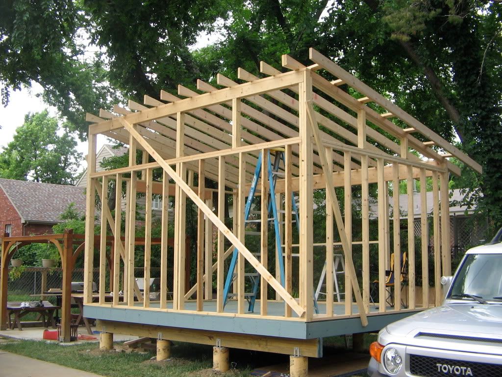 Barn Roof Shed Plans 12X16