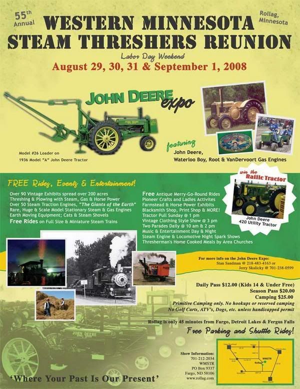 Western Minnesota Steam Threshers Reunion... Rollag, MN My Tractor Forum