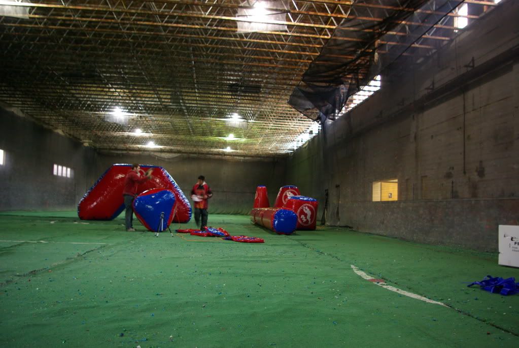 Xtremez Indoor Paintball Field Got New Bunkers! 2010 PSP Layout!