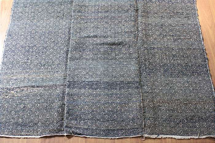 Vintage Chinese Miao Handwoven Brocaded Bedsheet  