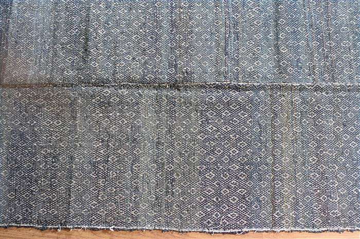 Vintage Chinese Miao Handwoven Brocaded Bedsheet  