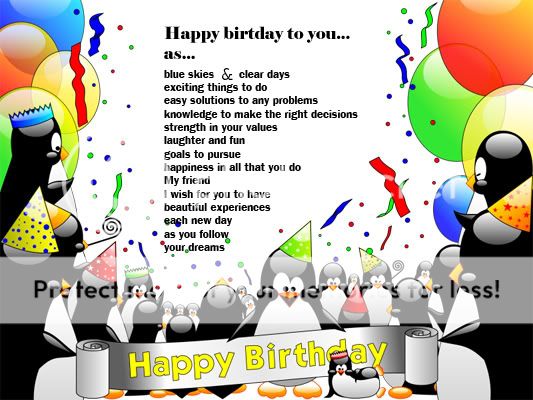 Happy Birthday Penguin Photo by garfil_rma | Photobucket