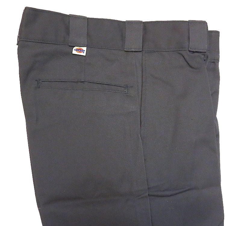 VINTAGE DICKIES 874 ~ CHARCOAL GRAY Twill WORK PANT NWT 27x30 FREE ...