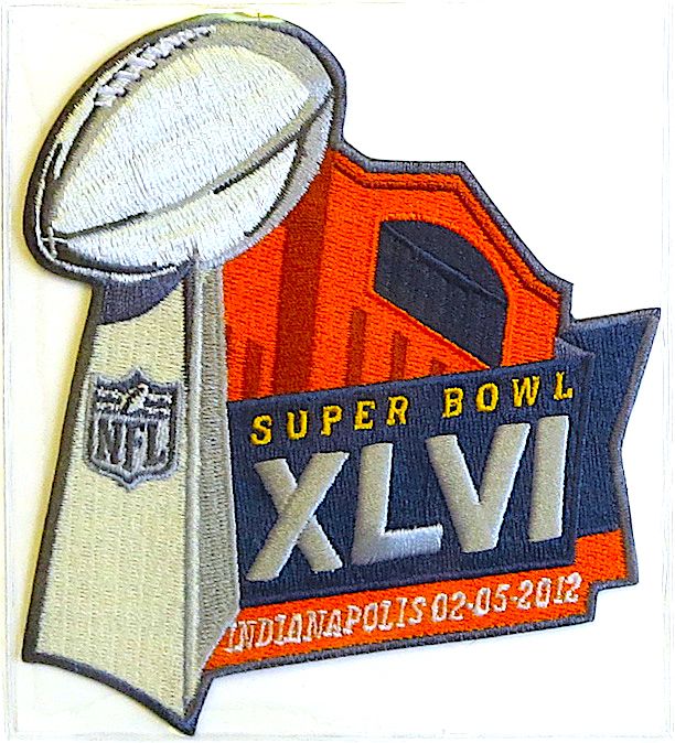 Super Bowl 46 Giants Vs Patriots Official Sb Xlvi Willabee Ward Nfl Patch Only Ebay