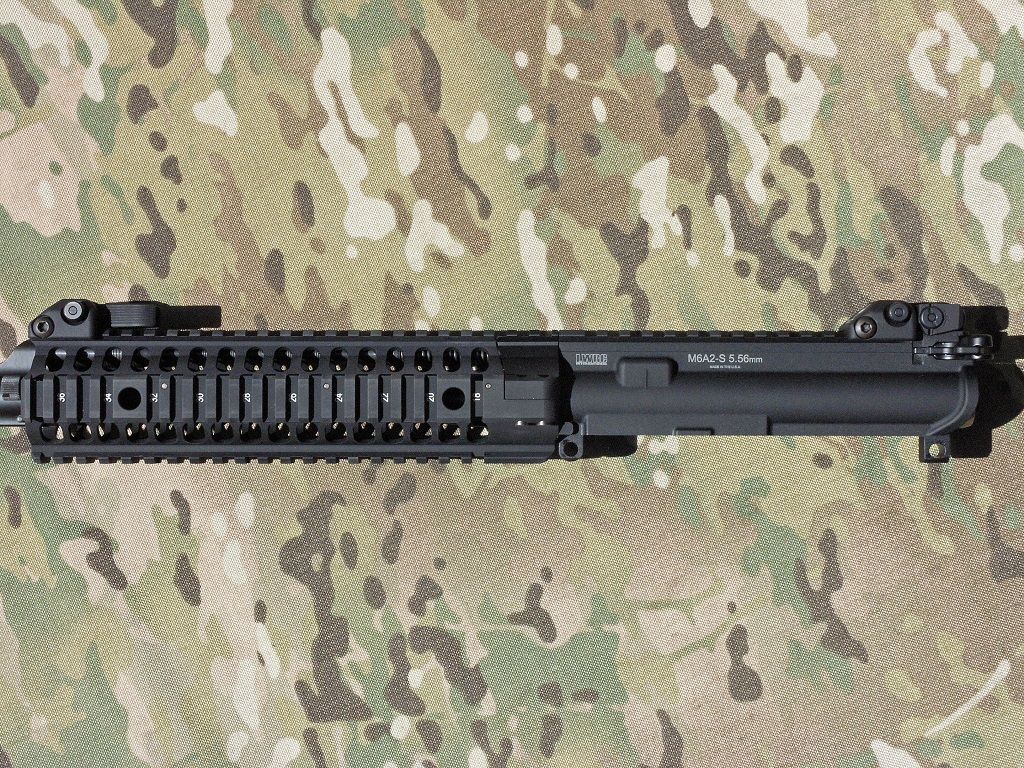 Closeup of LH side of MKII ARM-R Rail. Nothing other than rail covers have ever been mounted so the rail is pristine: