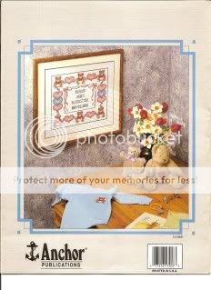 Anchor Baby Bears Counted Cross Stitch Pattern  